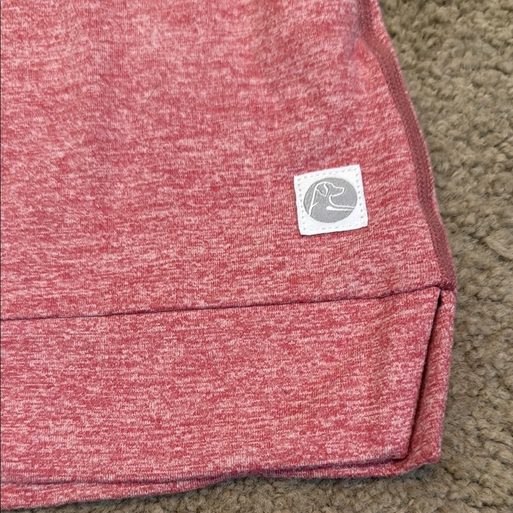 Rhoback Red Heathered Hoodie Relaxed Fit - Picture 3 of 10